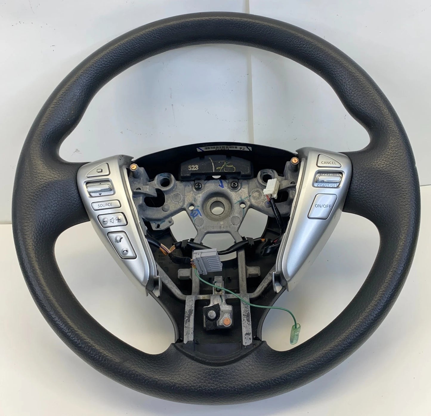 2013-2019 NISSAN SENTRA S STEERING WHEEL W/ AUDIO CRUISE CONTROLS BLACK OEM