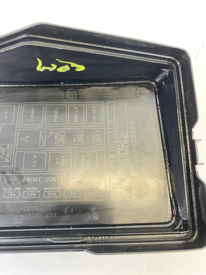 06-15 LEXUS IS250 IS350 AT UNDER HOOD RELAY FUSE BOX COVER TOP 82662-53220 OEM