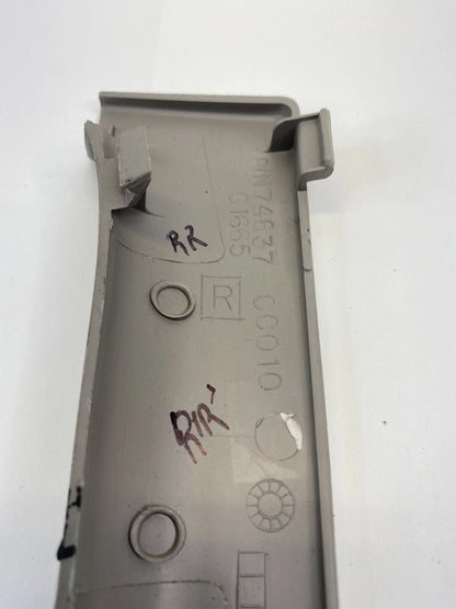 2001-2006 TOYOTA SEQUOIA REAR RIGHT B-PILLAR GRAB HANDLE TRIM COVER 74637-0C010