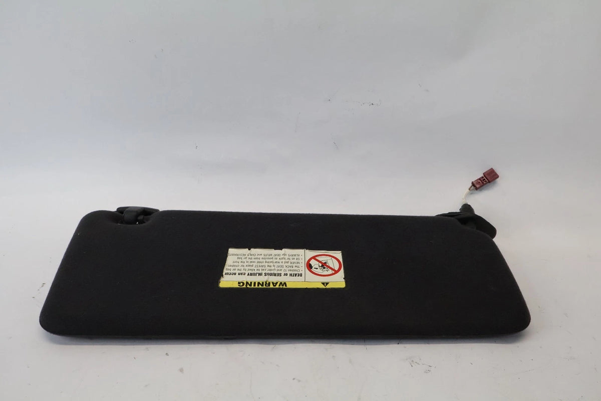 2000-2006 BMW E53 X5 LEFT DRIVER SIDE SUNVISOR SUN VISOR SHADE BLACK OEM