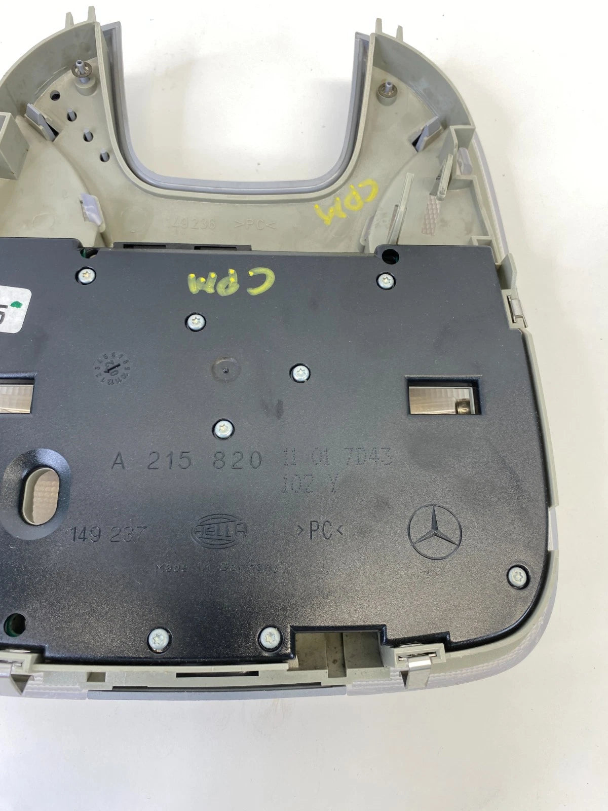2000-2006 MERCEDES S-CLASS S430 FRONT OVERHEAD CONSOLE DOME LIGHT OEM A215820110