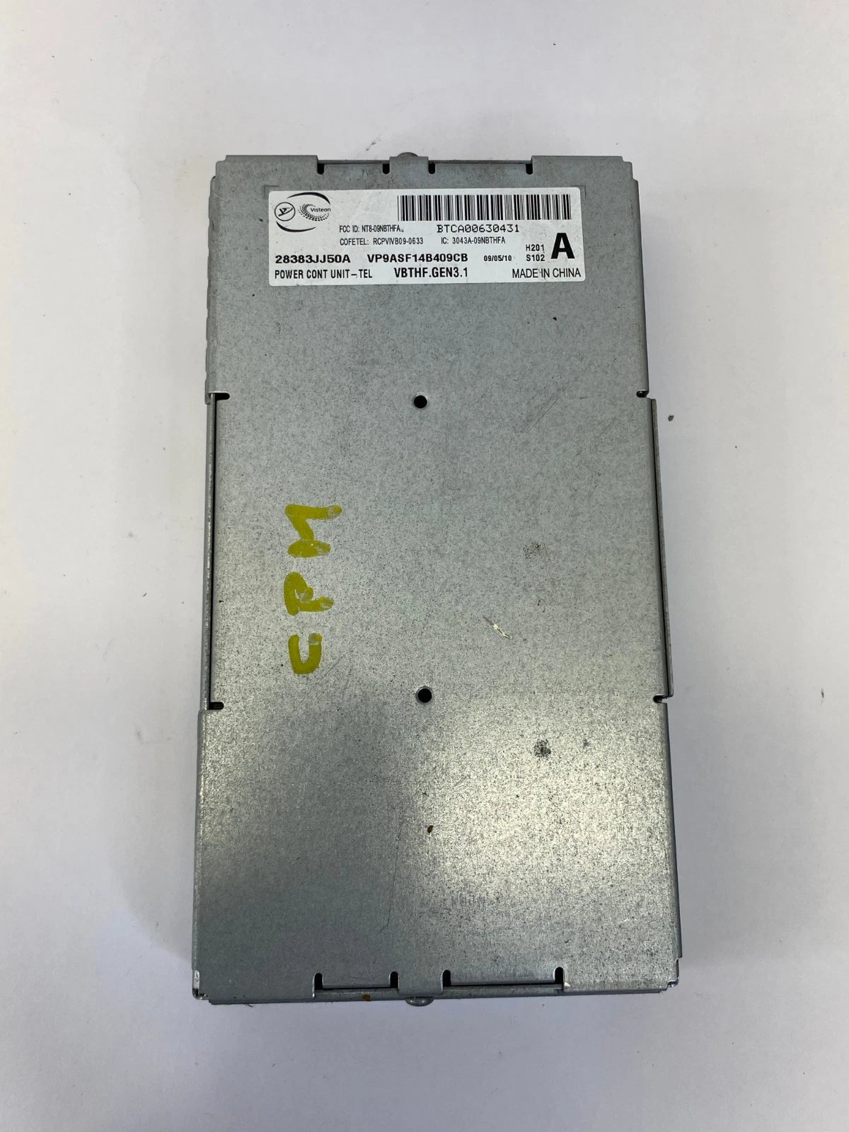 2007-2012 NISSAN MURANO TELEMATICS BLUETOOTH PHONE CONTROL MODULE OEM 28383JJ50A