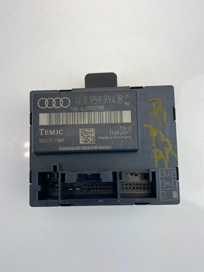 2007 2008 Audi Q7 Rear Right Passenger Side Door Control Module Unit 4L0959794B