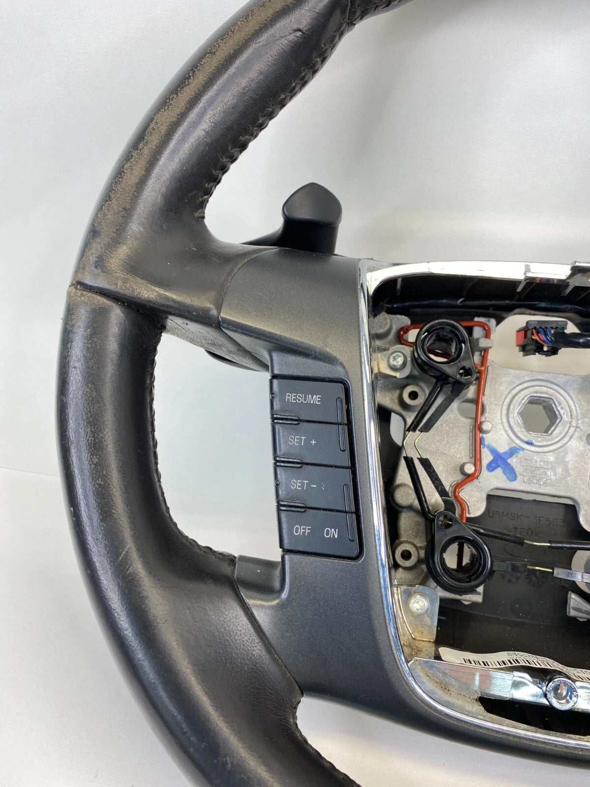 2012 FORD TAURUS STEERING WHEEL W/ CRUISE AUDIO STEREO CONTROLS PADDLE SHIFT OEM