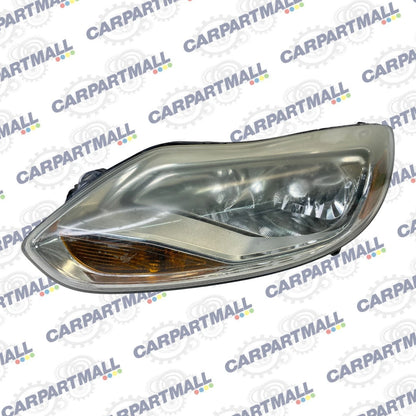 2012-2014 FORD FOCUS FRONT LEFT HALOGEN HEADLIGHT HEADLAMP BM51-13W030-E OEM