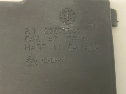 2007-2009 CHEVROLET EQUINOX FRONT DASH LOWER STORAGE COMPARTMENT RUBBER MAT OEM