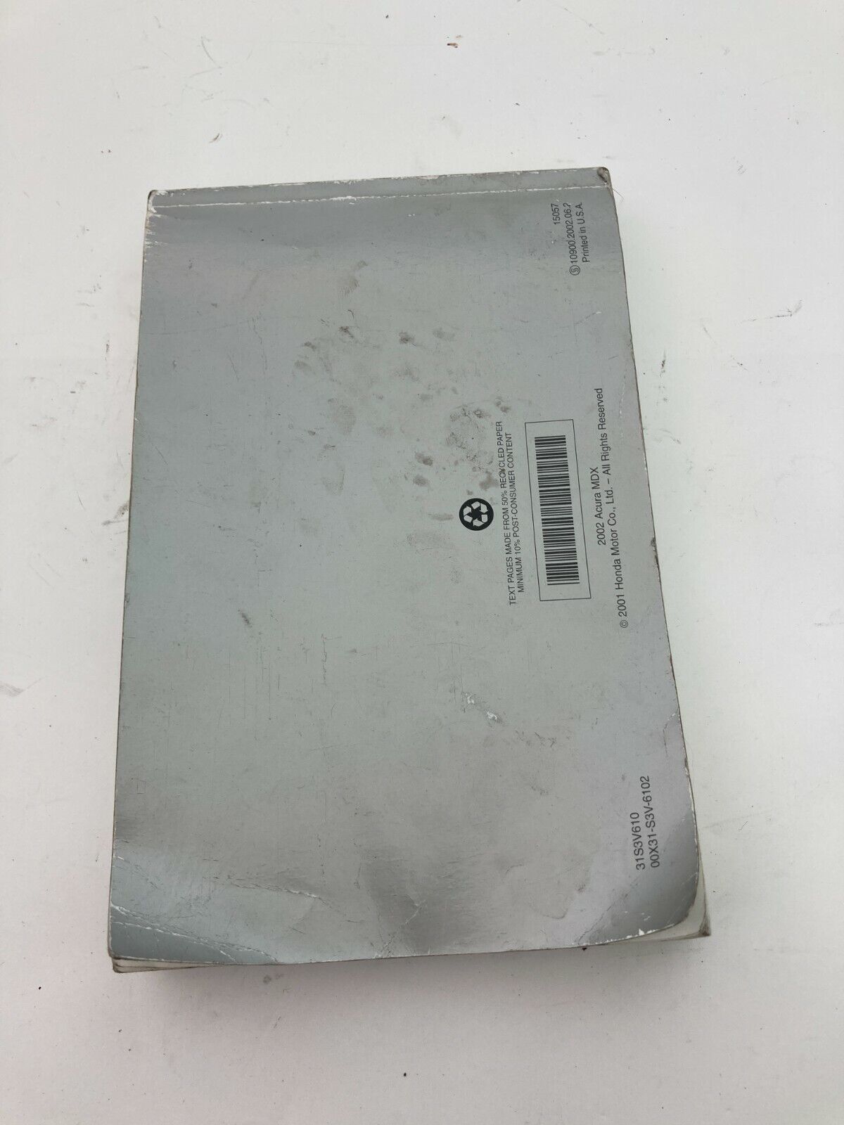 02 2002 Acura MDX Owner's Manual Guide Book OEM