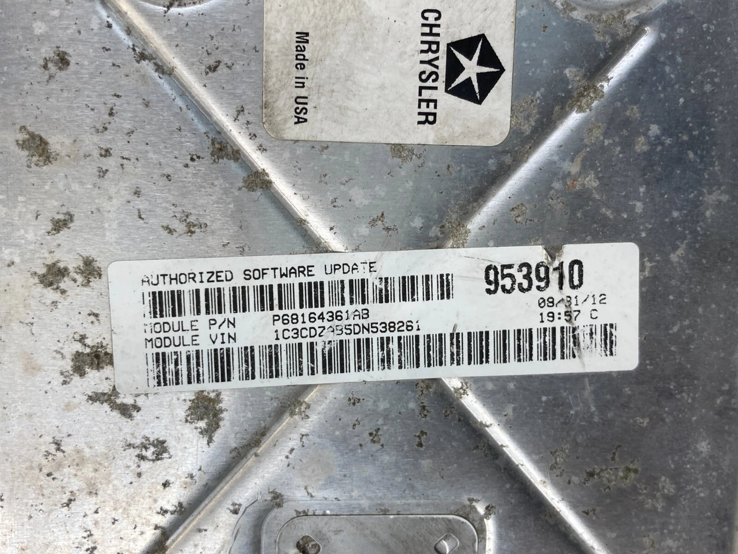 2013 Dodge Avenger 2.4L L4 AT Engine Control Module Unit ECU PCM P05150761AB OEM