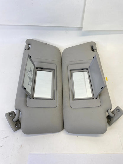 2001-2005 MERCEDES-BENZ C240 4MATIC SUNVISORS PAIR SET LEFT RIGHT GRAY OEM
