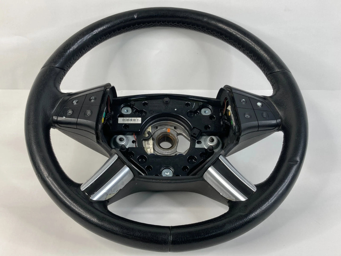 06-11 MERCEDES ML350 06 07 ML500 STEERING WHEEL W/CONTROL SWITCH A1648200511 OEM