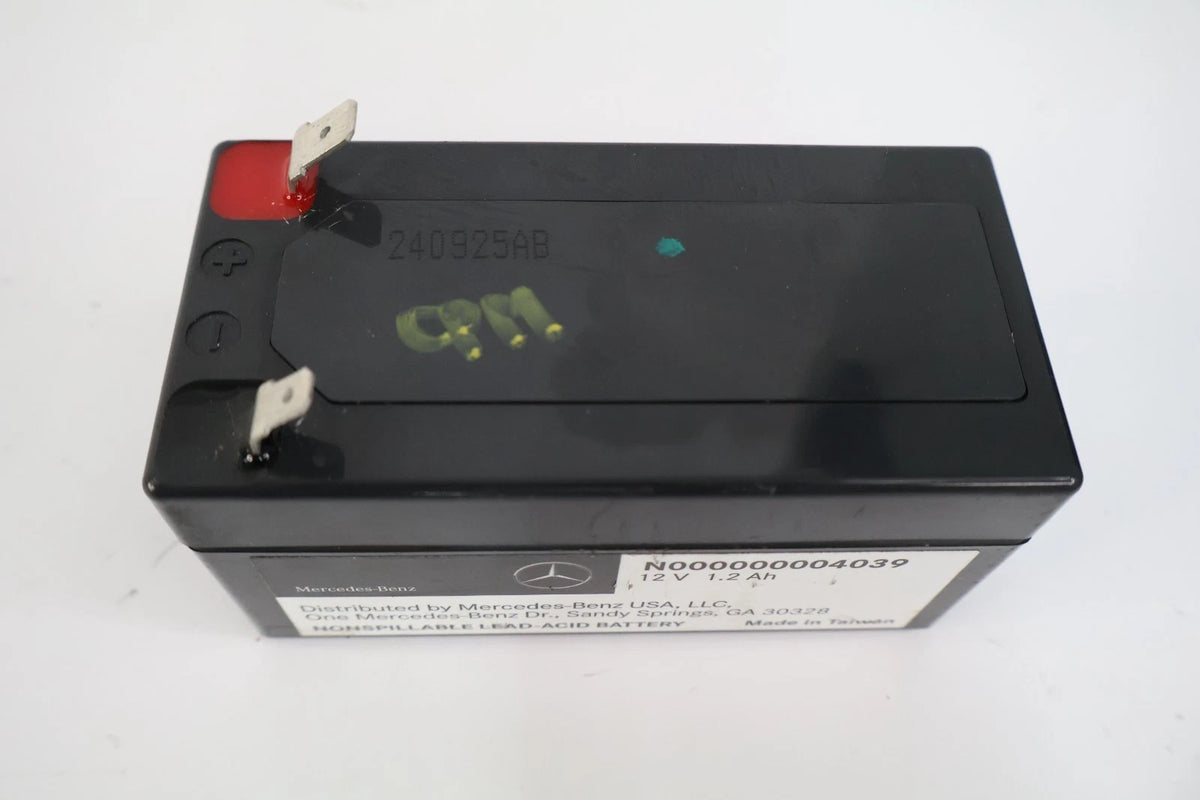 2006-2012 MERCEDES-BENZ R350 12V 1.2 Ah AUXILIARY BATTERY N000000004039 OEM