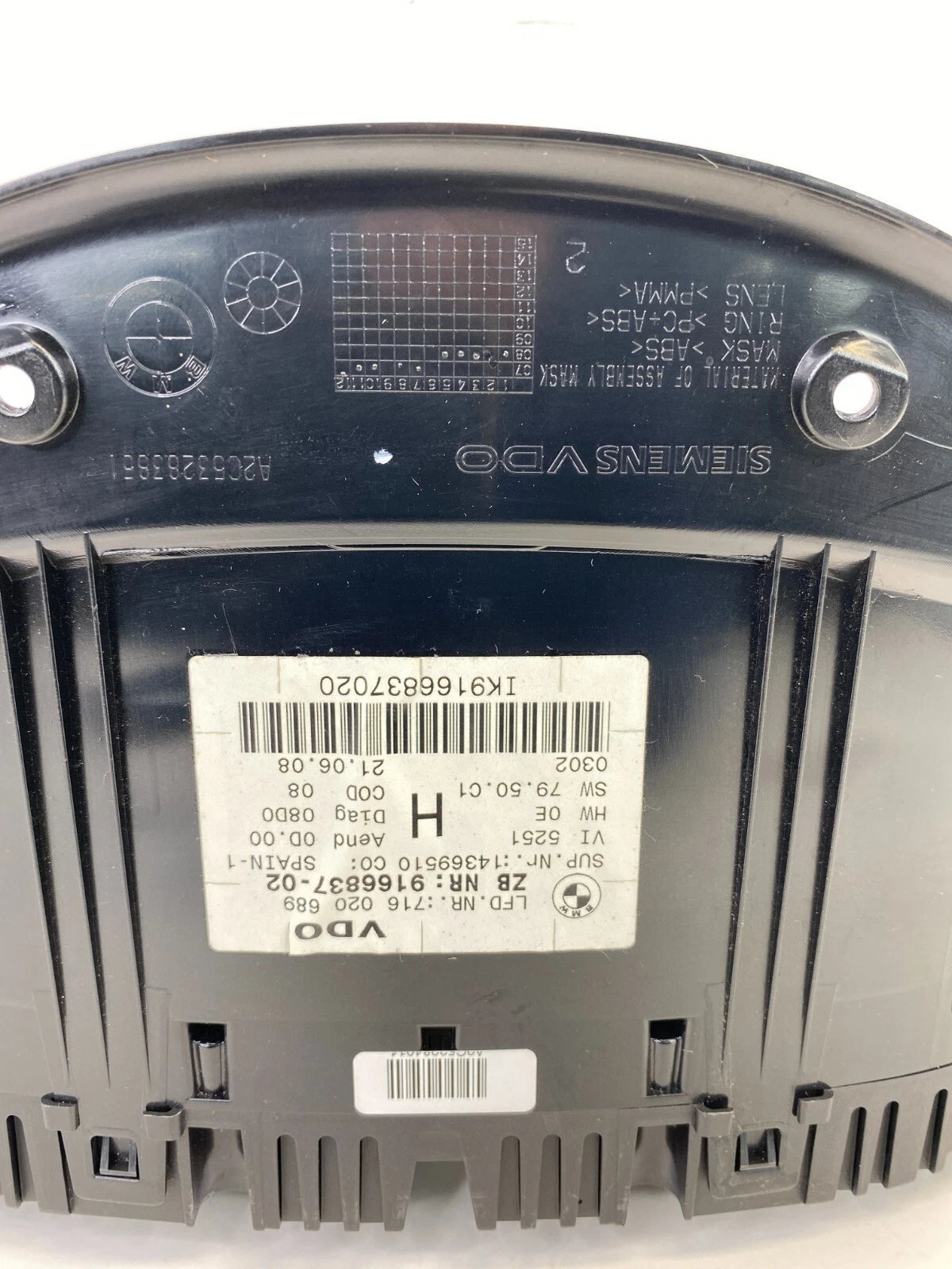 2007 2008 BMW 328xi Dash Instrument Cluster Speedometer Gauges 173K Miles OEM