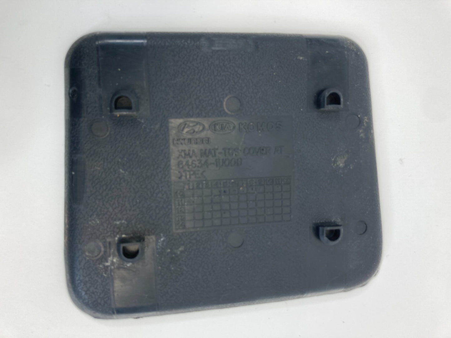 2011-2013 Kia Sorento Floor Center Console Rubber Mat Insert 84634-1U000 OEM