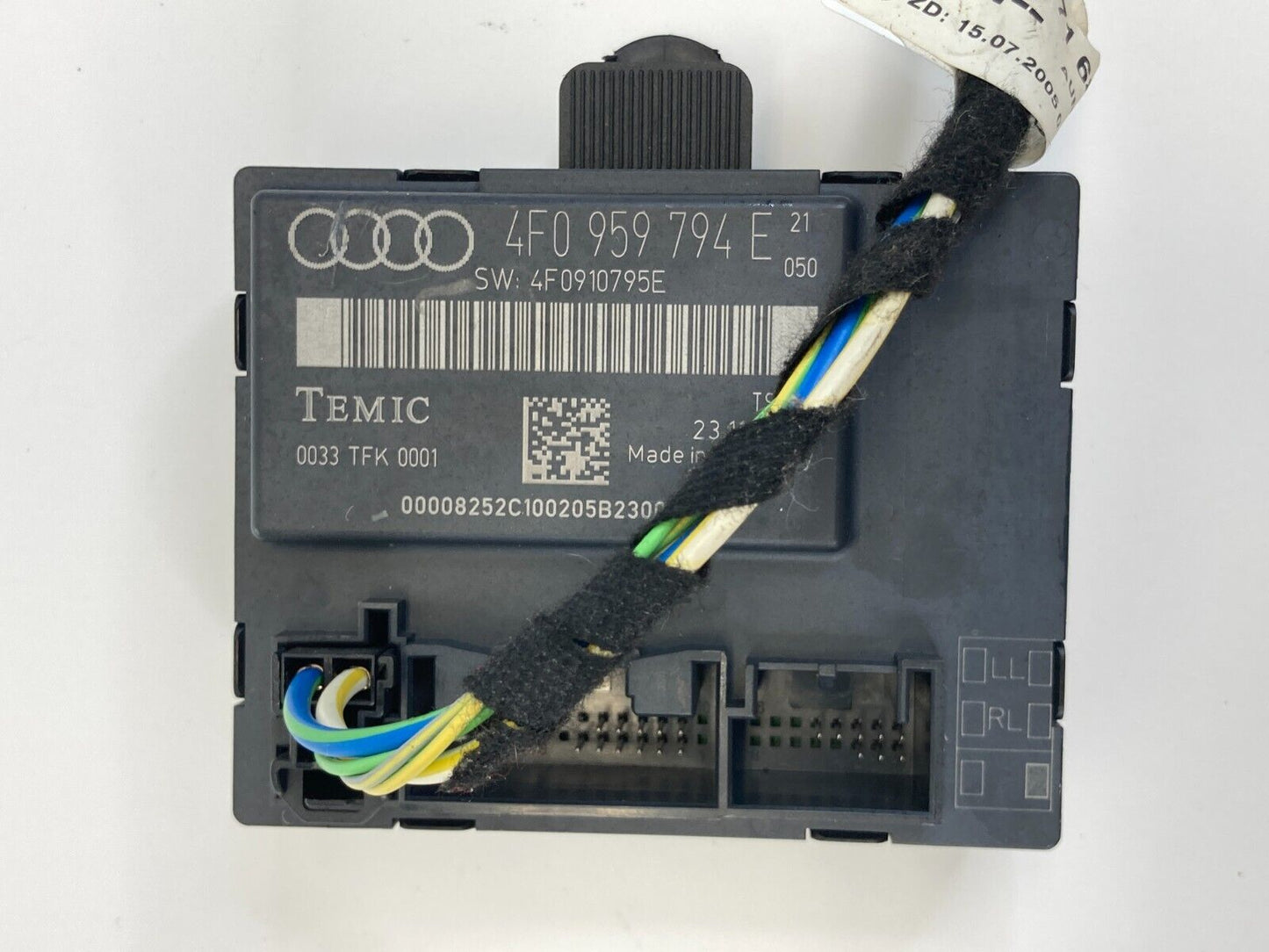 2006 2007 Audi A6 Quattro Rear Right Side Door Control Module Unit 4F0-959-794-E