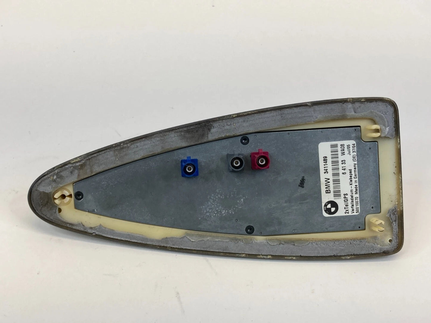 2004-2010 BMW X3 SHARK FIN RADIO ANTENNA BASE SILBERGRAU METALLIC 341148 OEM