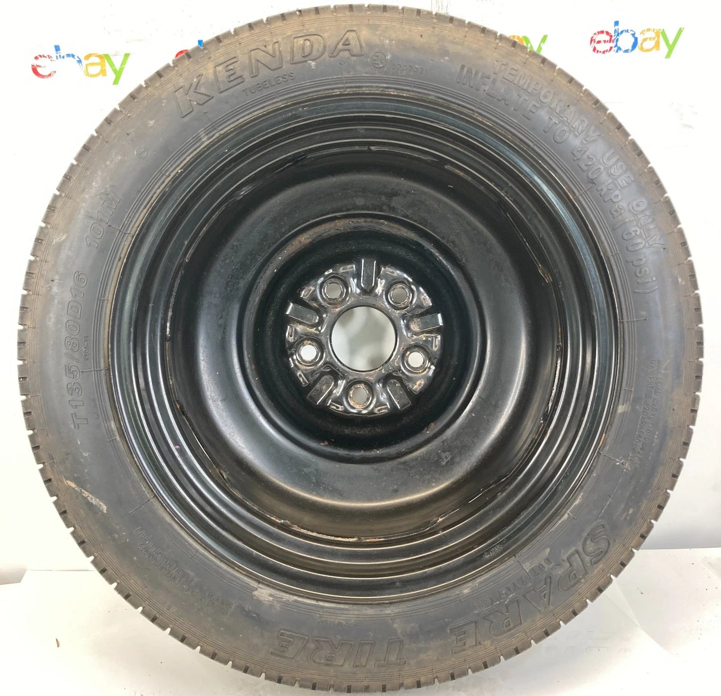 2008-2012 HONDA ACCORD SPARE TIRE 16" R16 WHEEL COMPAT DONUT T135/80D16 101M OEM