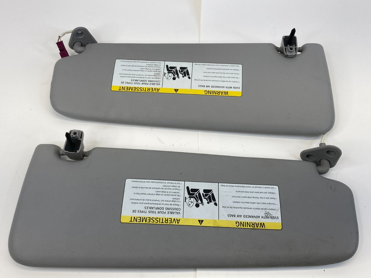 2009-2012 BMW 328i xDrive 07-11 335i Roof Sunvisor Sun Visor Shade Pair Set OEM