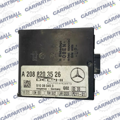 99-03 MERCEDES-BENZ CLK 430 ANTI THEFT ALARM CONTROL MODULE UNIT 2088203526 OEM