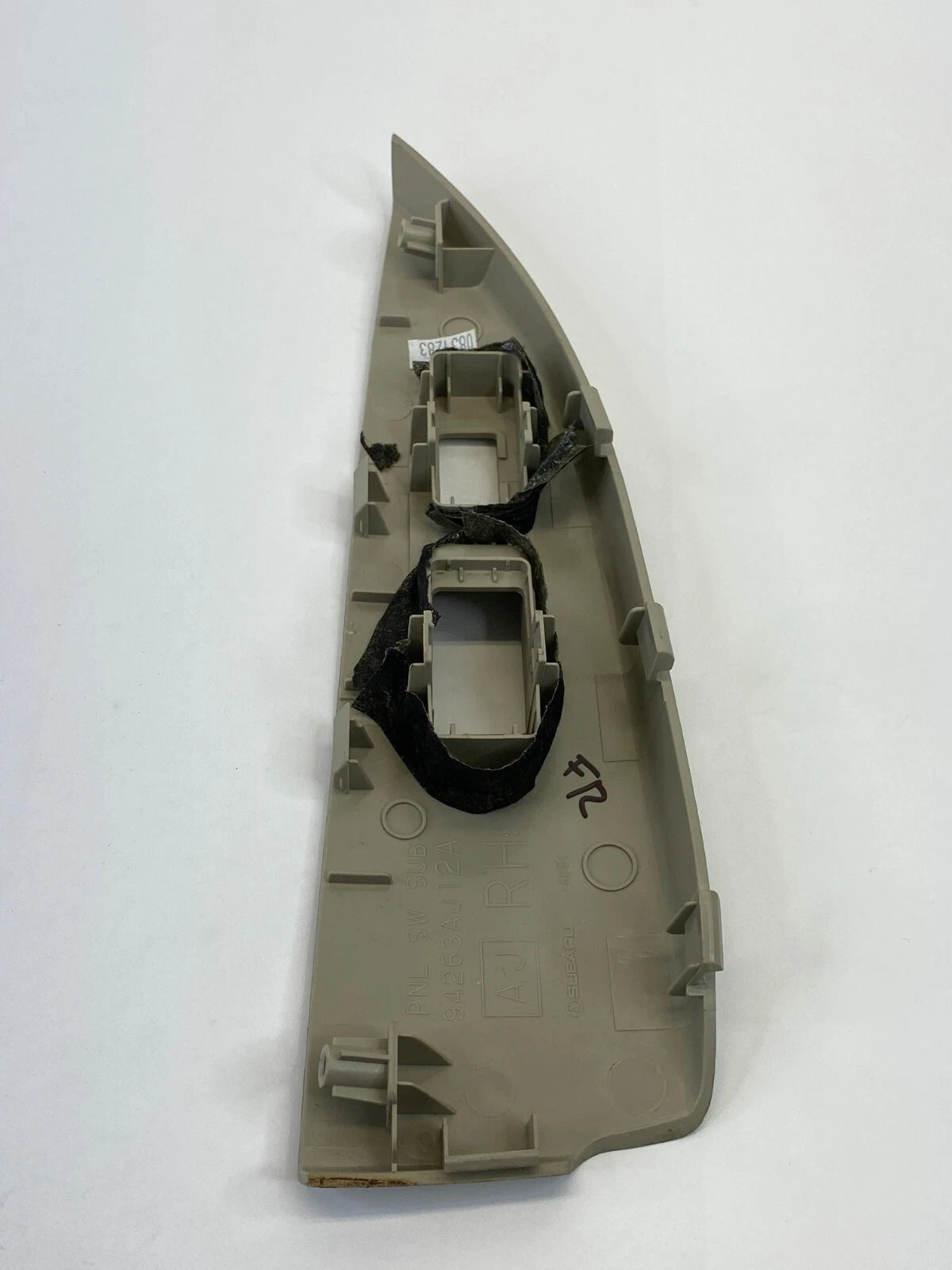 10-14 SUBARU OUTBACK FRONT RIGHT DOOR WINDOW SWITCH PANEL TRIM COVER 94263AJ12A