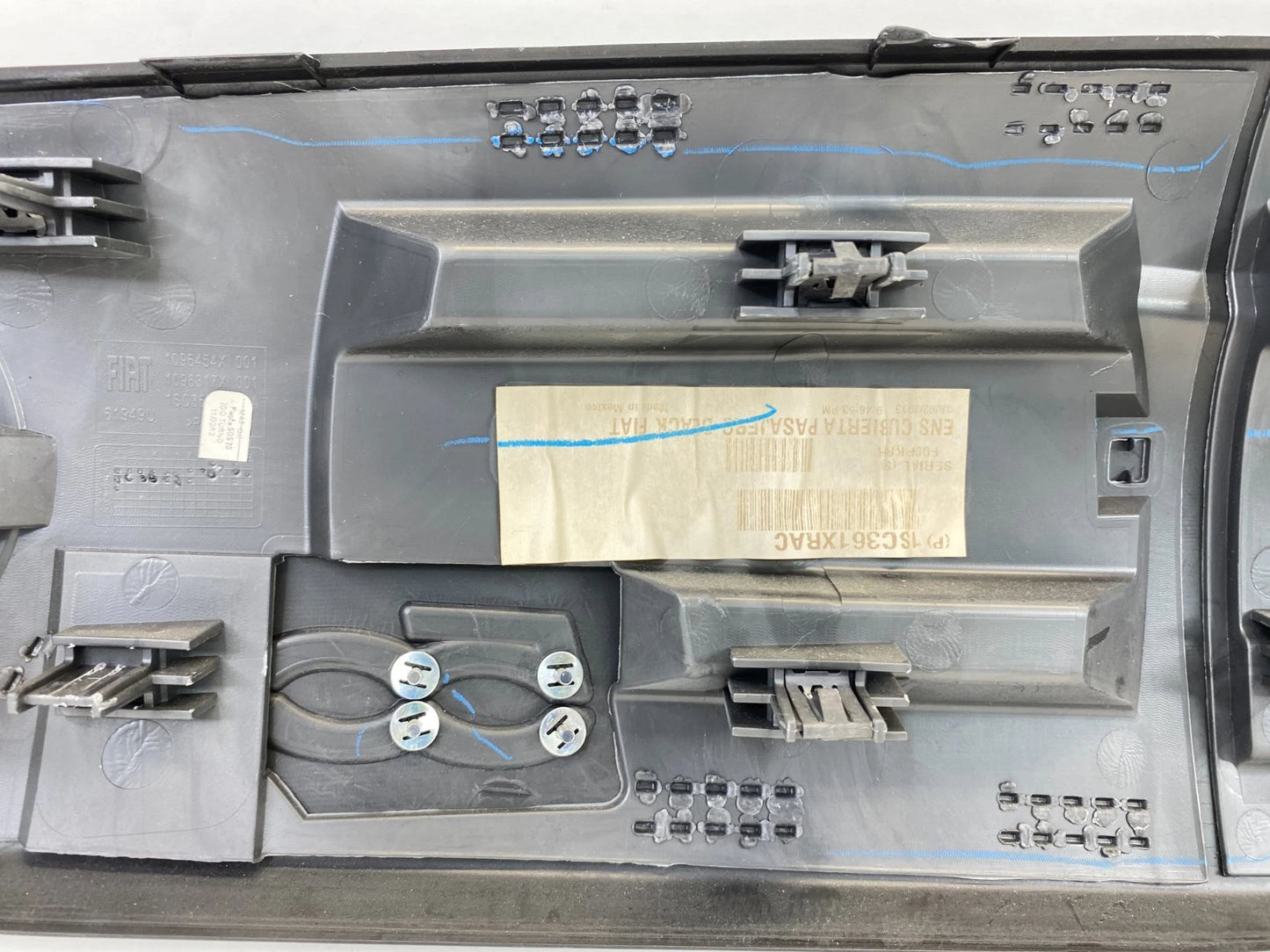 2012-2015 FIAT 500 DASH TRIM BEZEL PANEL SWITCHES 1SC361XRAC OEM