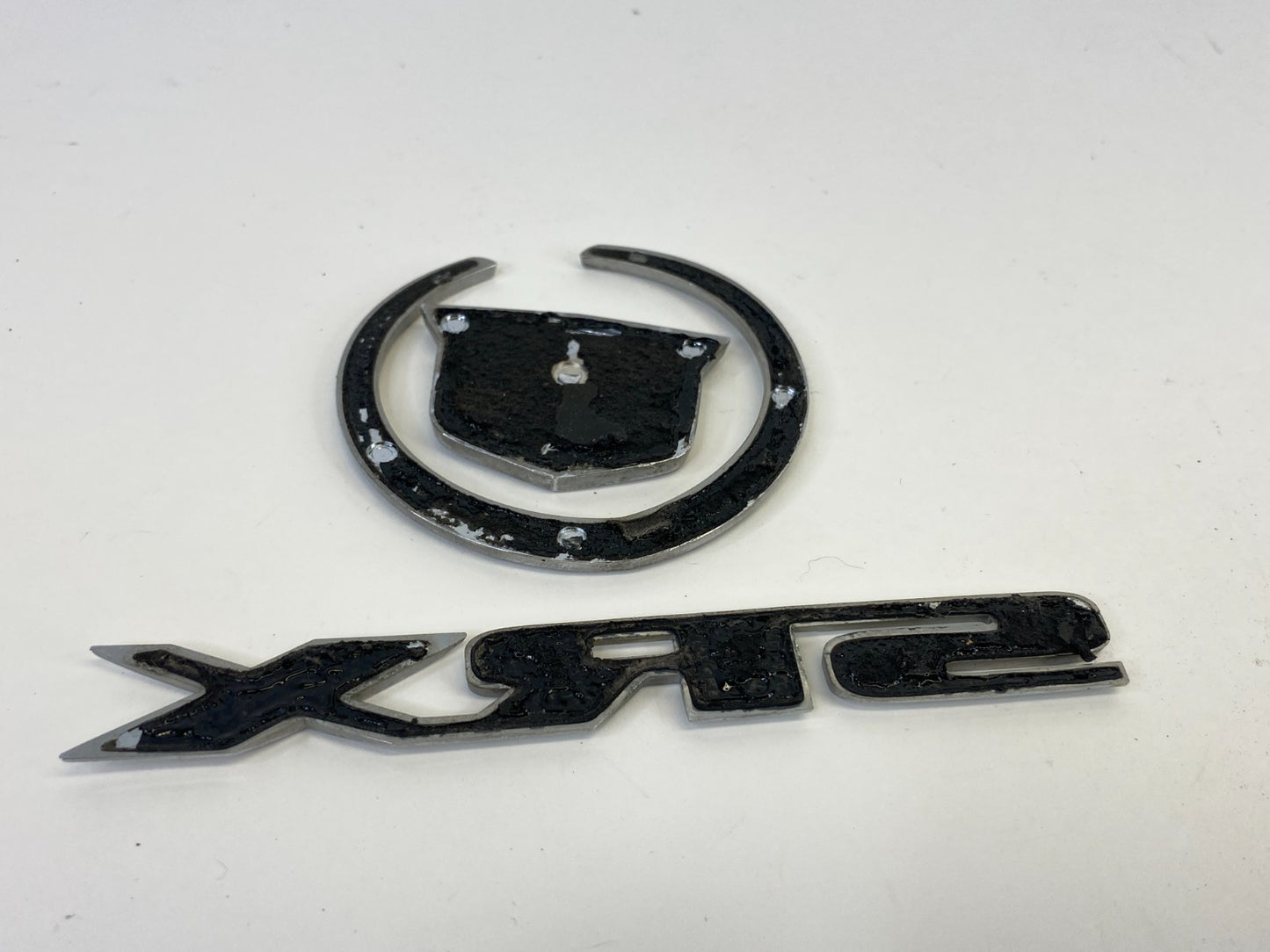 04 05 06 07 08 09 Cadillac SRX Rear Chrome Emblem Logo Badge Set Pair OEM