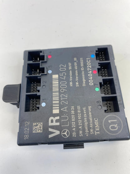 2006-2016 MERCEDES W204 E350 FRONT RIGHT SIDE DOOR CONTROL MODULE A2129004502