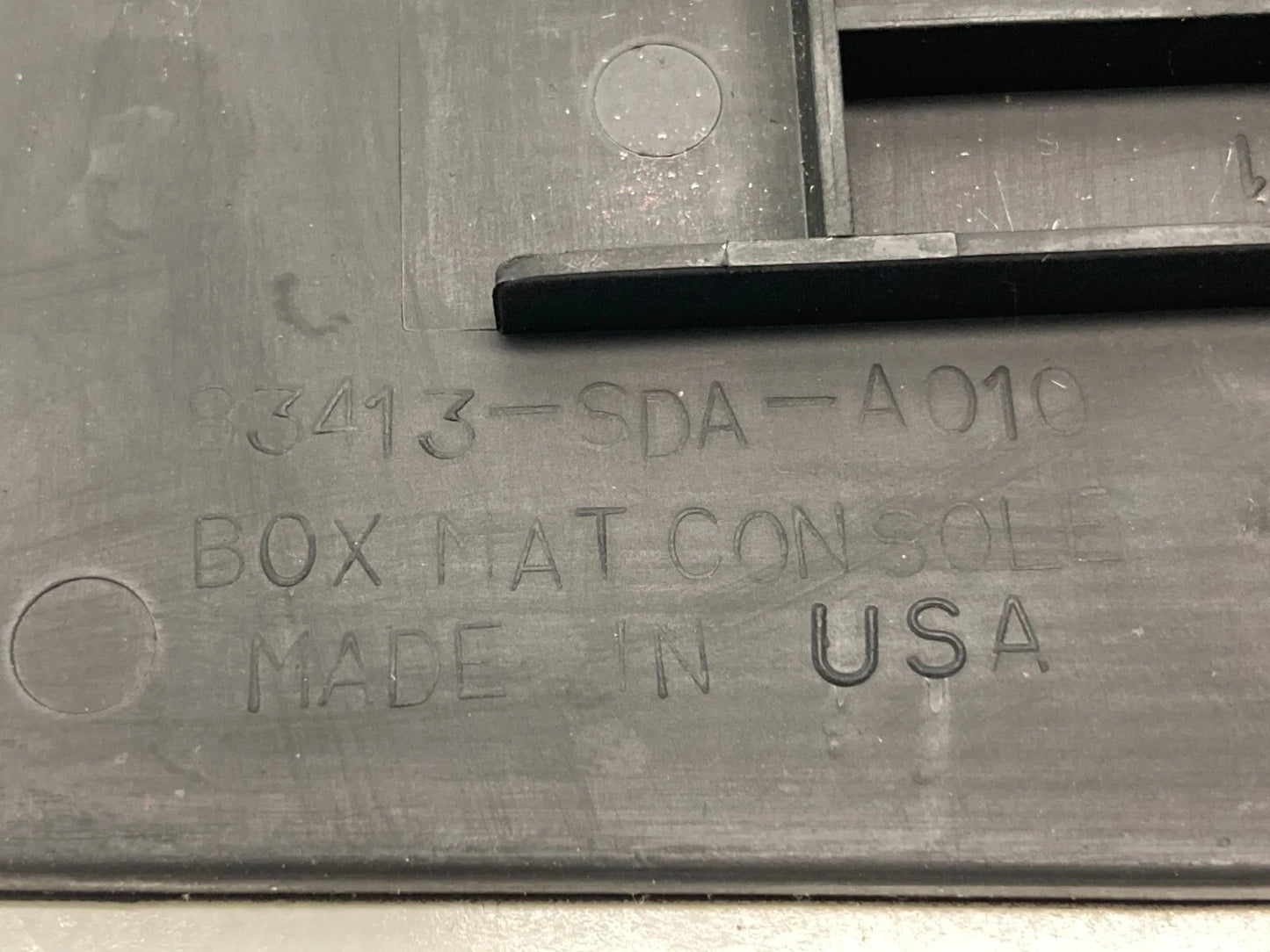 03-07 HONDA ACCORD CENTER CONSOLE INNER INSERT RUBBER MAT BOX 83413-SDA-A010 OEM