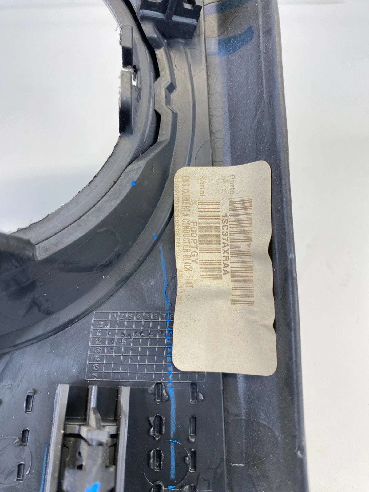 2012-2015 FIAT 500 DASH LEFT DRIVER AIR VENT SURROUND BEZEL TRIM COVER 1122886X