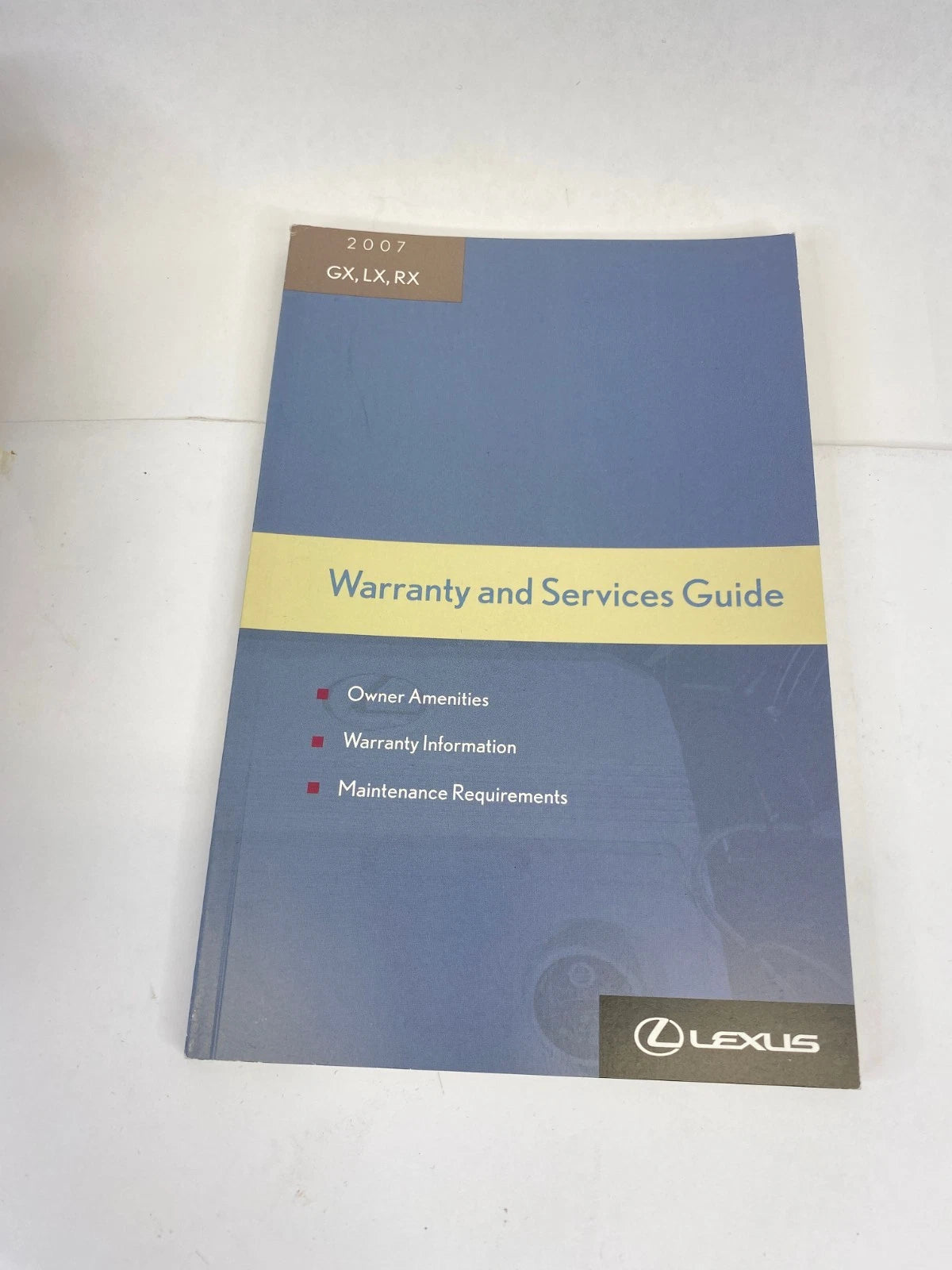 2007 LEXUS RX350 OWNERS MANUAL USER GUIDE GLOVE BOX WALLET KIT SET FACTORY OEM