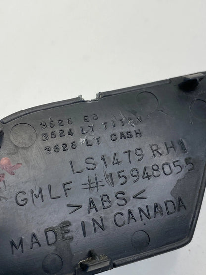 09-12 CHEVROLET TRAVERSE REAR RIGHT DOOR HANDLE COVER BEZEL TRIM 15948055 OEM