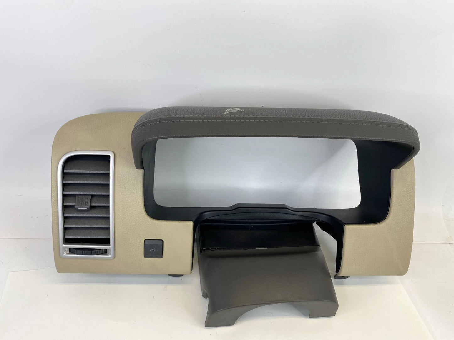 07-10 LINCOLN MKX DASH CLUSTER BEZEL W/ UPPER STEERING COLUMN COVER TRIM OEM