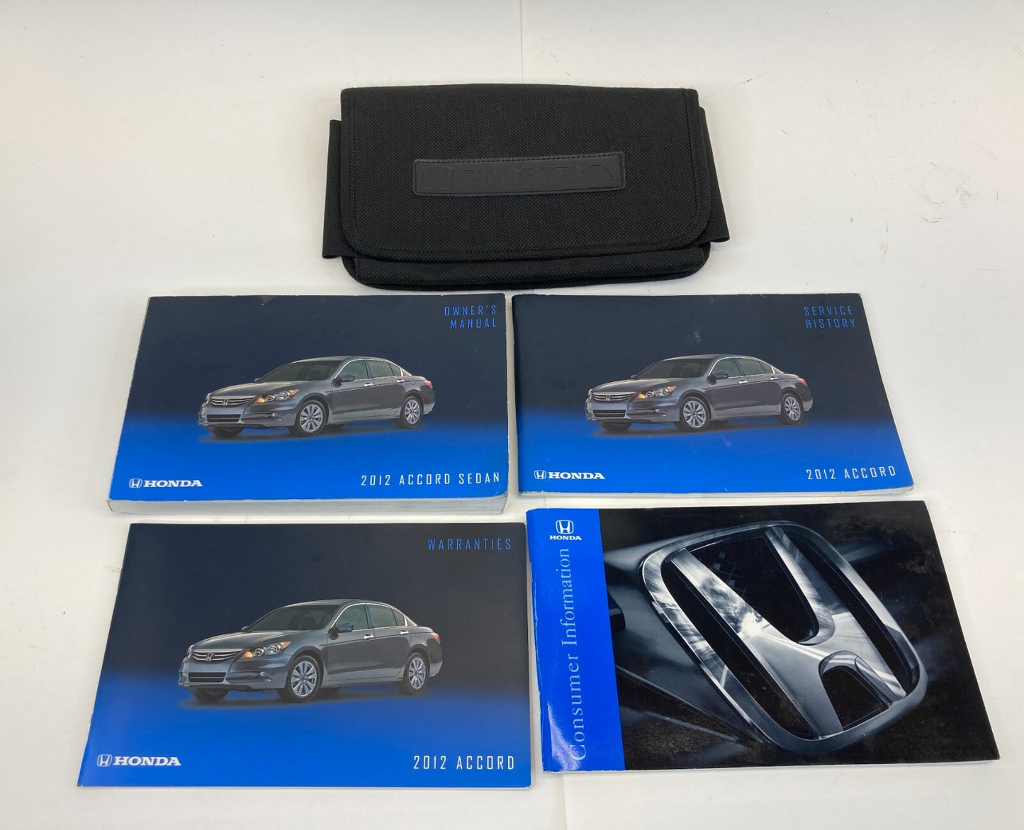 2012 Honda Accord LX Owners Manual Warranty Assistance Information Guide w/ Case