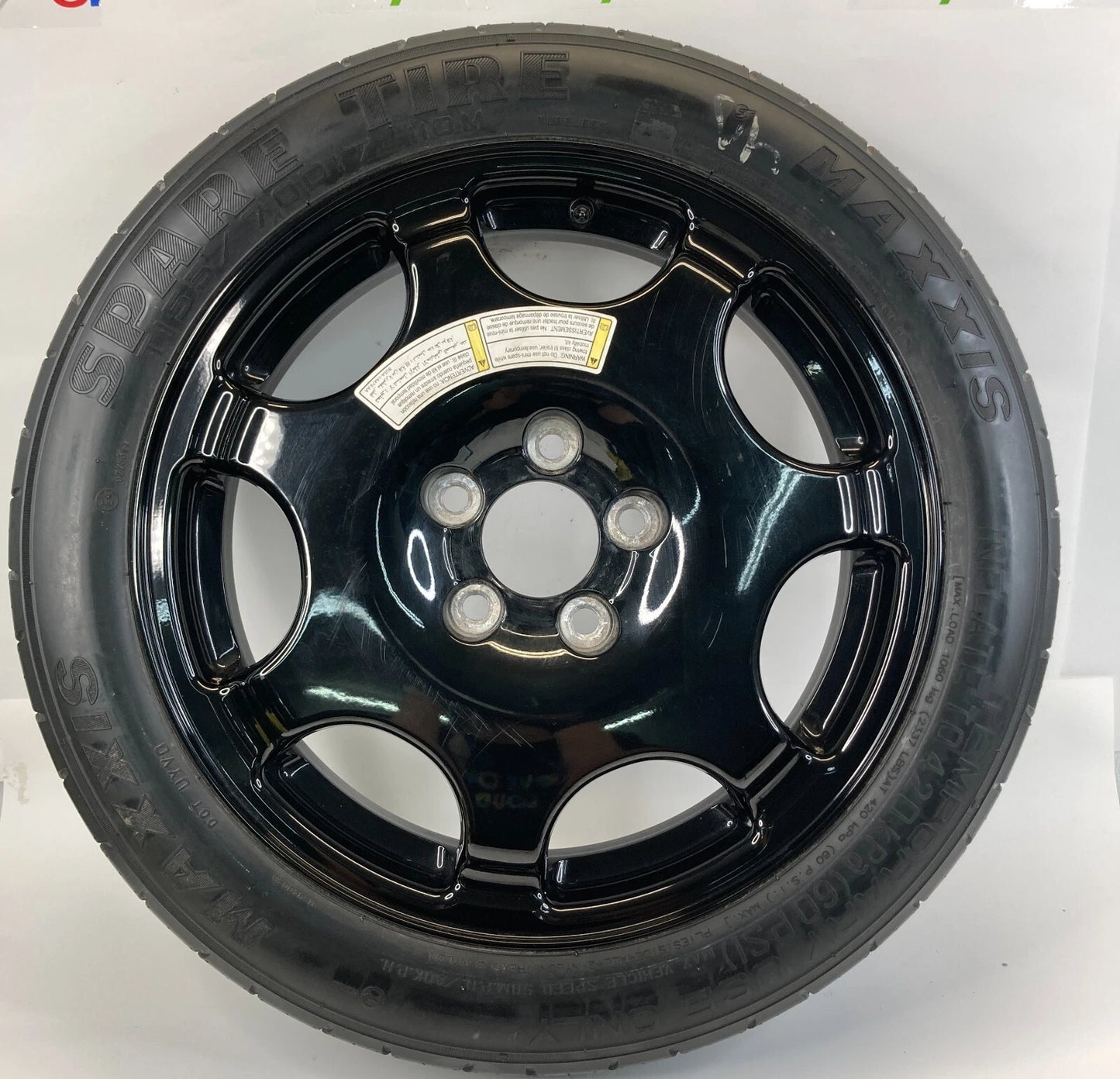 09-19 FORD FLEX EMERGENCY ALUMINUM WHEEL SPARE TIRE T155/70/D17 110M R17 17" OEM