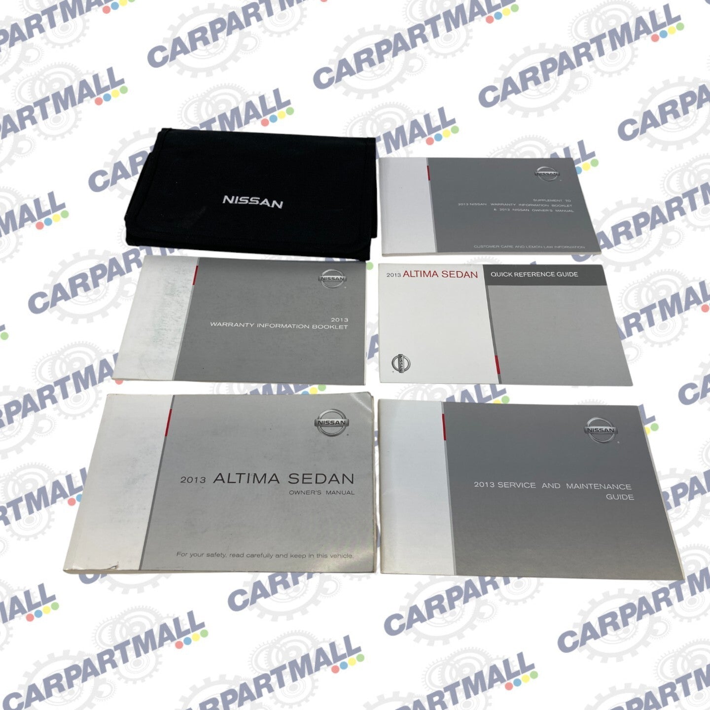 2013 13 Nissan Altima Owners Manual & Warranty Information Set Kit w/ Case OEM