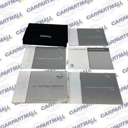 2013 13 Nissan Altima Owners Manual & Warranty Information Set Kit w/ Case OEM