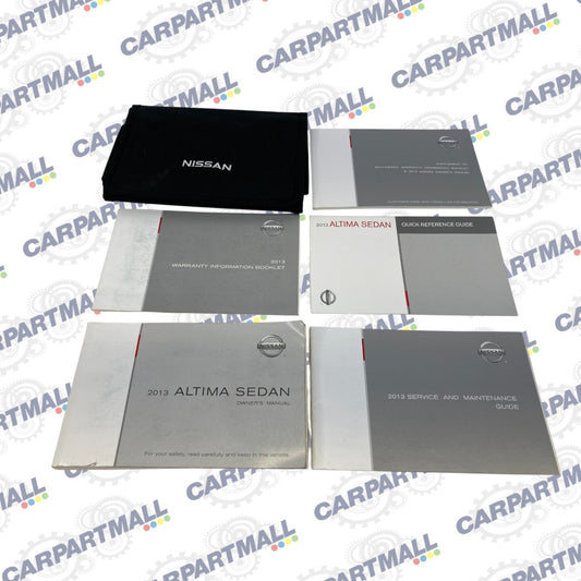 2013 13 Nissan Altima Owners Manual & Warranty Information Set Kit w/ Case OEM