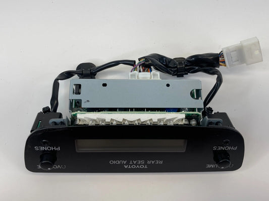 2004-2010 TOYOTA SIENNA REAR OVERHEAD SEAT AUDIO DISPLAY CONTROLS OEM 143861-028