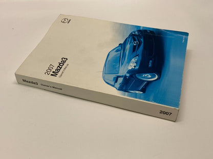 2007 Mazda3 Mazda 3 Owners Manual Guide Handbook w/ Book Case 9999-95-038C OEM