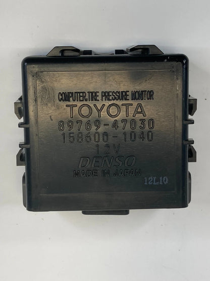 09-15 TOYOTA PRIUS TIRE PRESSURE MONITORING SYSTEM CONTROL MODULE 89769-47030