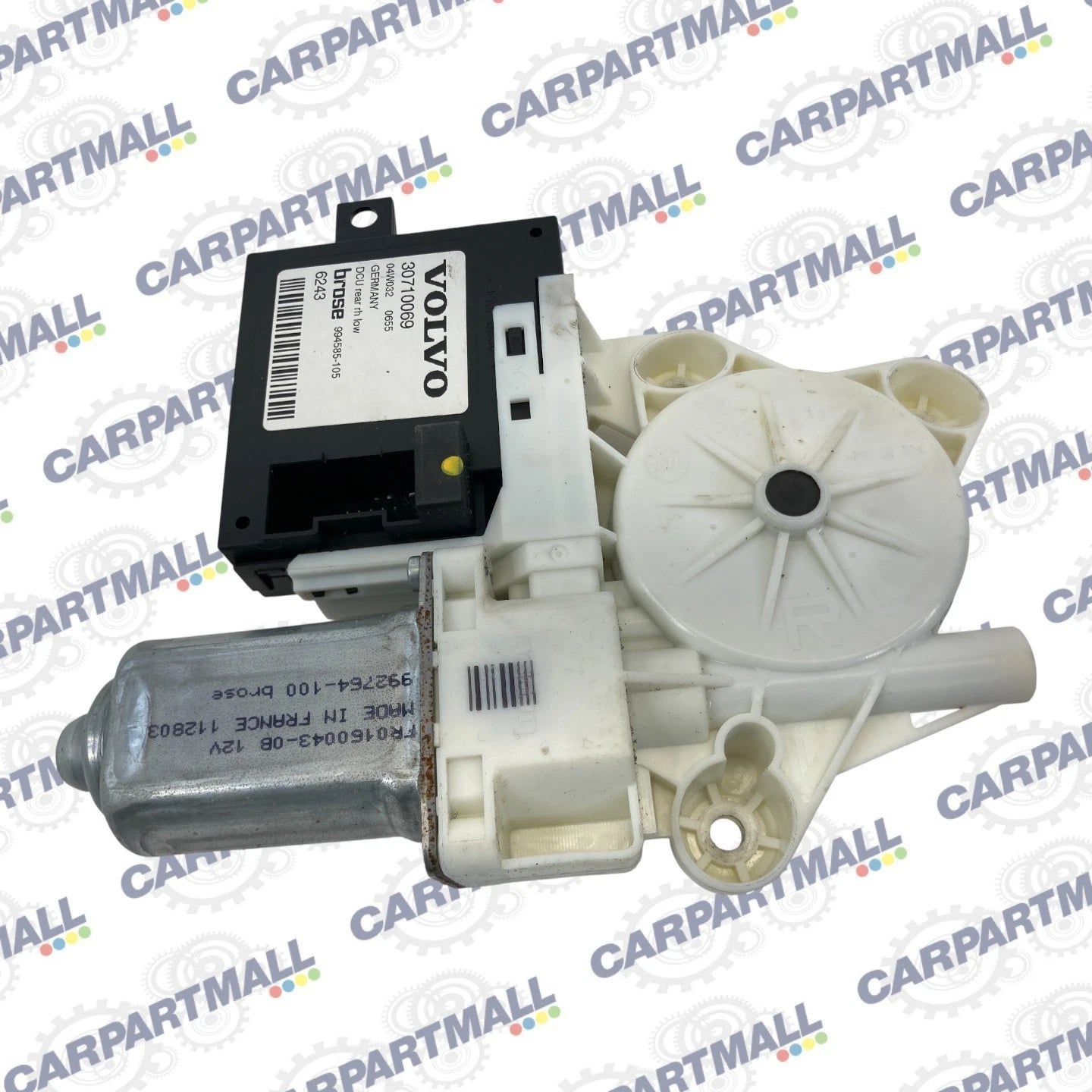 04-06 VOLVO S40 V50 REAR RIGHT PASSENGER SIDE DOOR WINDOW MOTOR MODULE 30710069