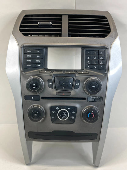13-15 FORD INTERCEPTOR UTILITY RADIO CLIMATE CONTROL PANEL TRIM EB5T-18A802-DA