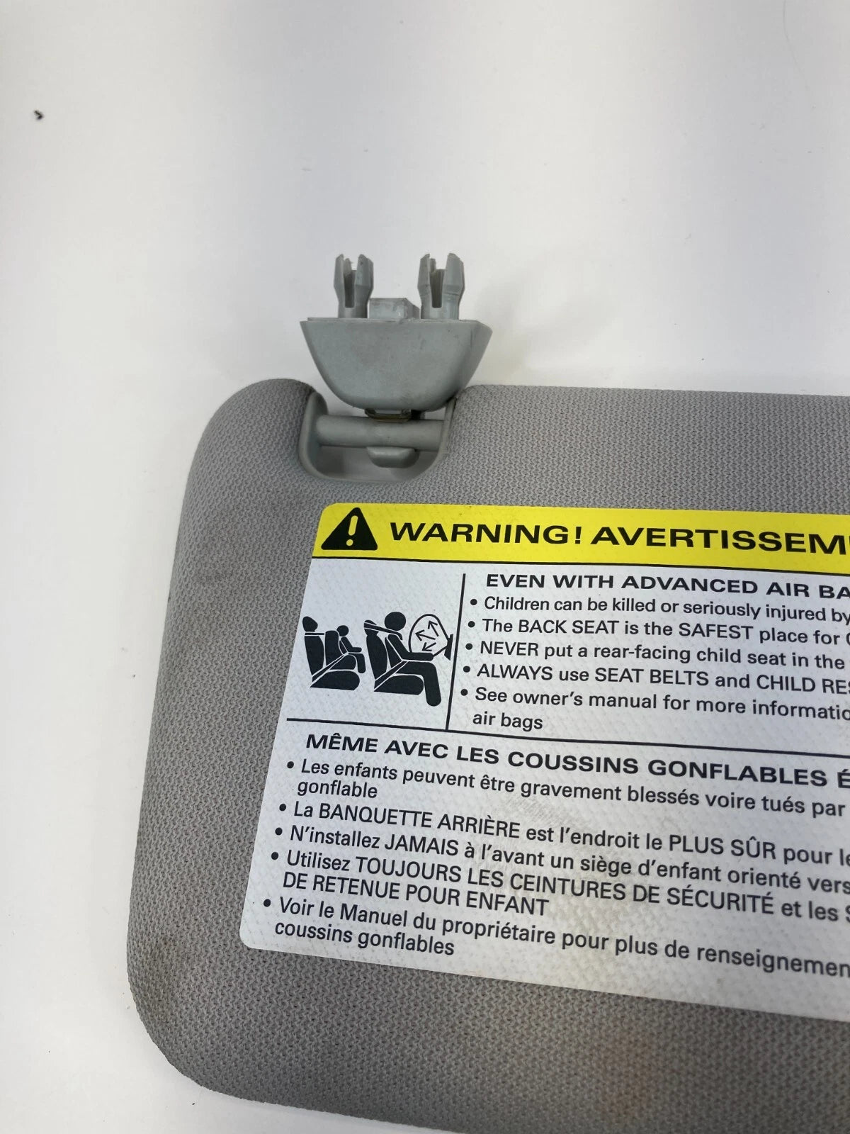 2005-2011 AUDI A6 QUATTRO ROOF RIGHT PASSENGER SUNVISOR SUN VISOR SHADE OEM