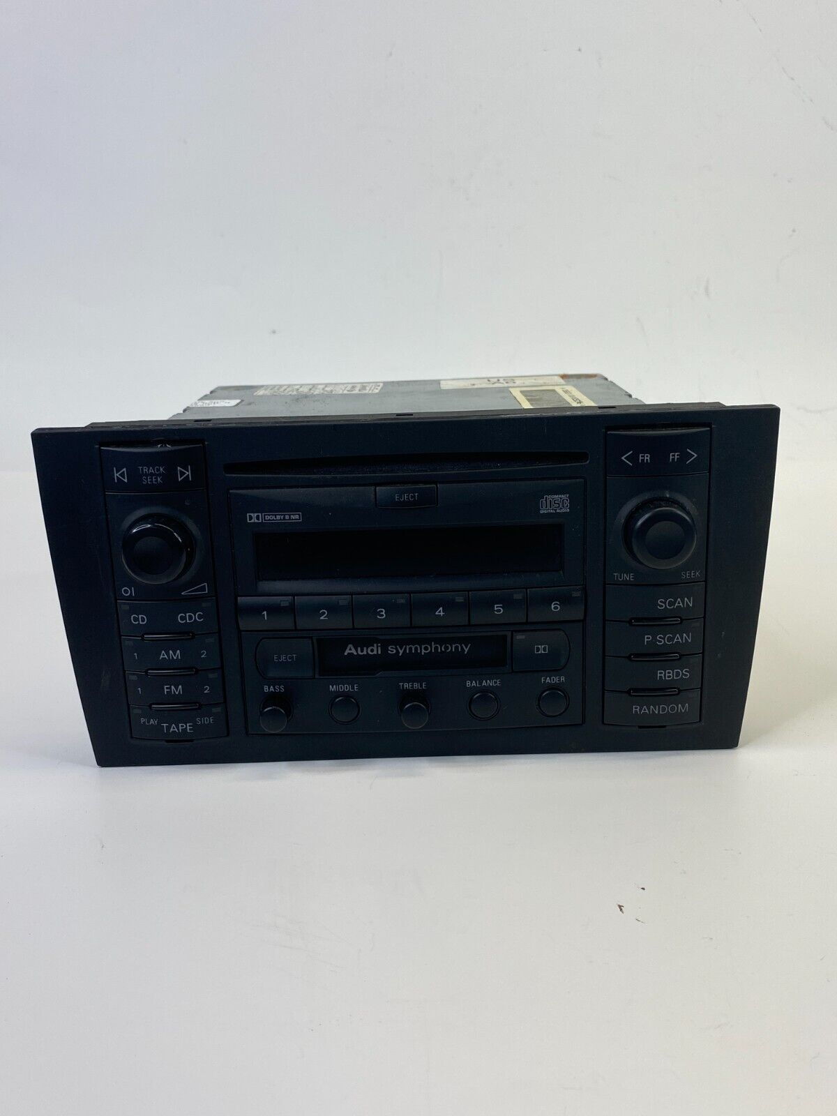 98-03 Audi A6 Quattro AM FM Radio Stereo CD Cassete Player Receiver 4B0-035-195