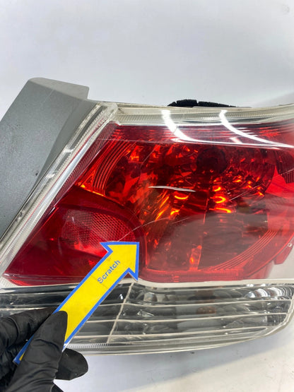 2008-2012 HONDA ACCORD SEDAN RIGHT PASSENGER OUTER TAIL LIGHT LAMP OEM
