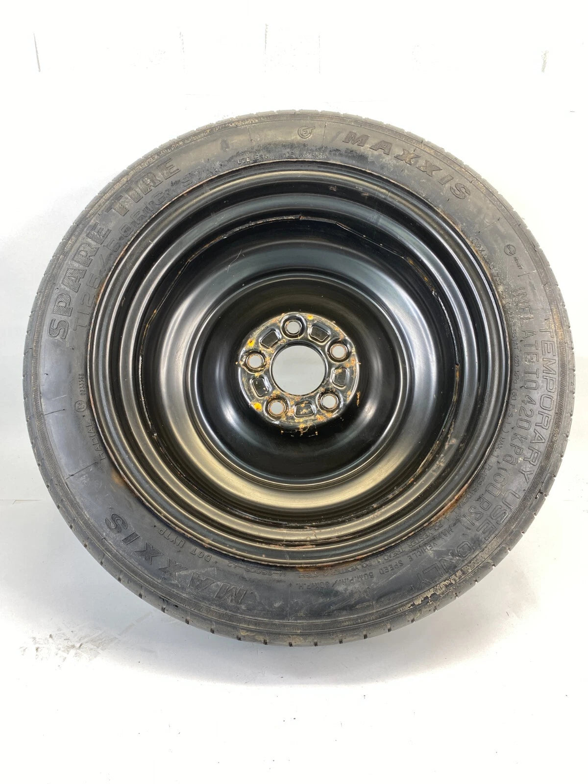 2012-2018 FORD FOCUS EMERGENCY SPARE TIRE WHEEL COMPACT DONUT T125/80/R16