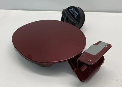 2007-2009 MAZDA CX-7 FUEL FILLER DOOR GAS LID COVER COPPER RED MICA W/ CAP OEM