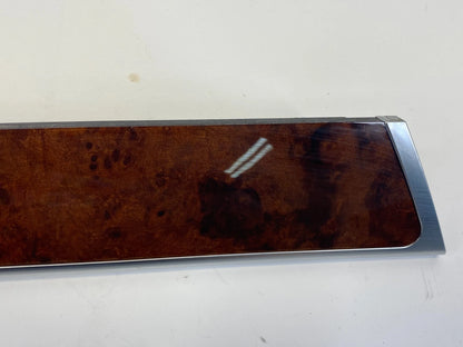 05-11 AUDI A6 QUATTRO REAR LEFT BACK SIDE DOOR TRIM MOLDING WOOD OEM