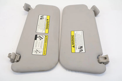 2010-2013 KIA SOUL SUNVISOR LEFT & RIGHT SUN VISORS SET PAIR SHADE GRAY OEM