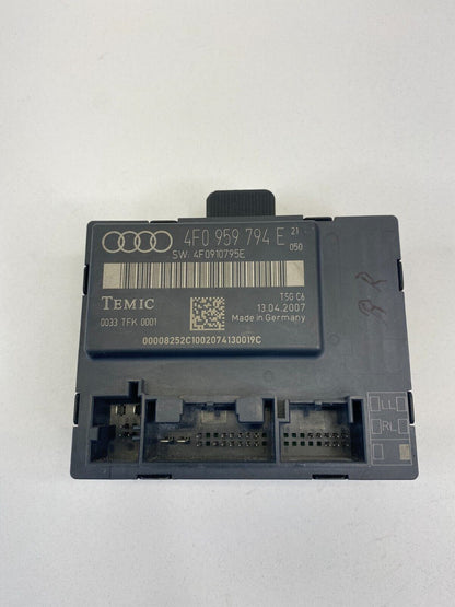 2006 2007 Audi A6 A6 Quattro Rear Right Door Computer Control Module 4F0-959-794