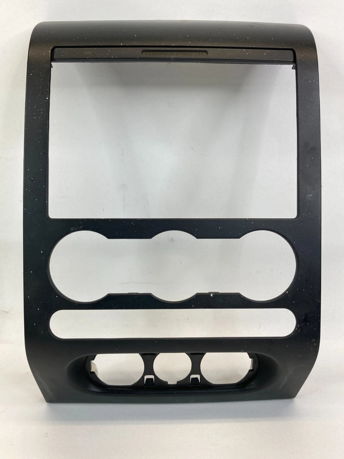 2004-2008 FORD F-150 CENTER DASH RADIO CLIMATE CONTROL BEZEL TRIM 6L302TA3JA6